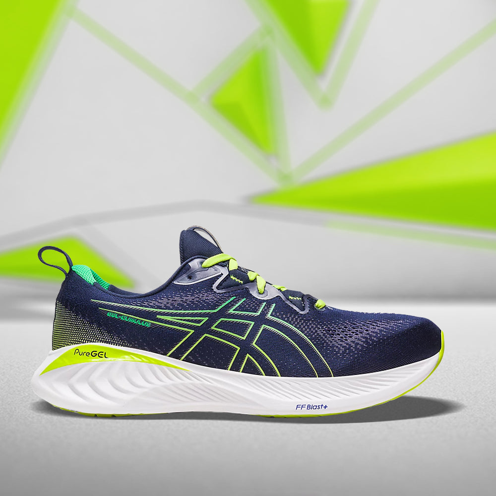 ASICS GEL-CUMULUS 25 (M) - MIDNIGHT/CILANTRO RUNNING SHOES - InstaSport