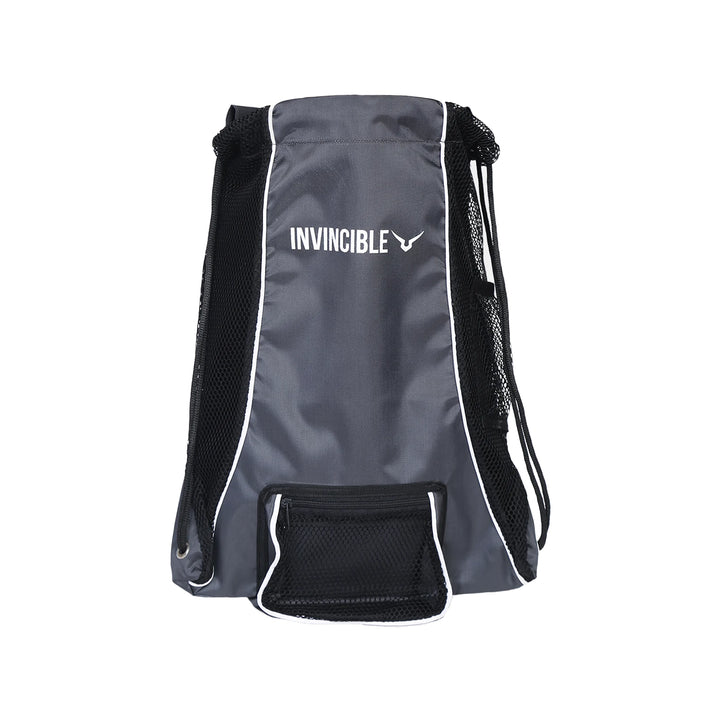 Invincible Boxing Gloves Drawstring Polyester Bag 15 Ltrs with Side Mesh for Air Ventilation