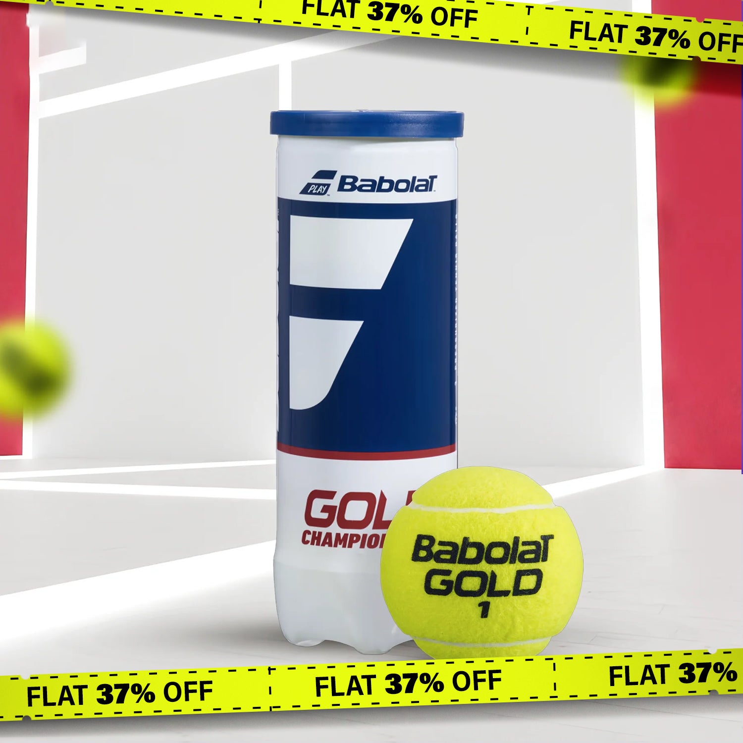 Babolat Gold Championship Tennis Ball (3 Balls) - DOD - InstaSport