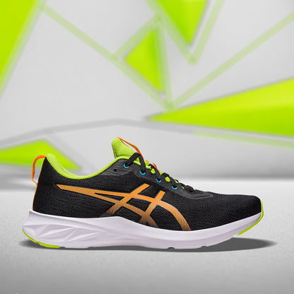 ASICS VERSA BLAST 2 (M) - BLACK/ORANGE POP RUNNING SHOES - InstaSport