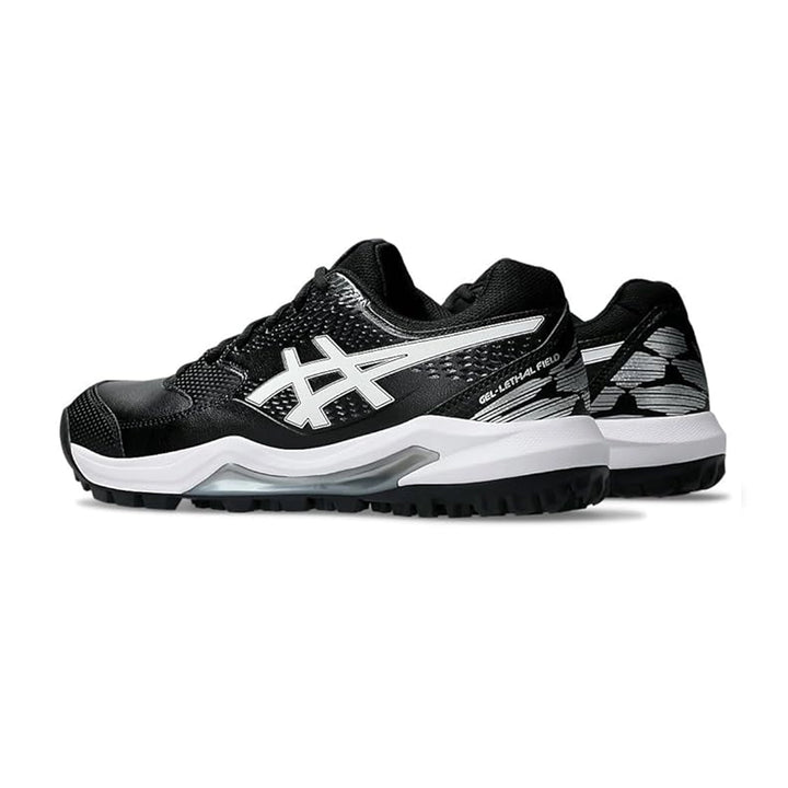 Asics Gel Lethal Field 2 Unisex Cricket Shoes - Black/White