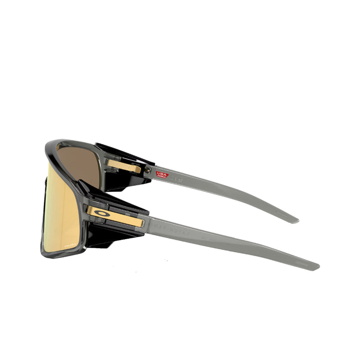 Oakley Latch Panel Grey smoke Prizm 24 k Sunglass