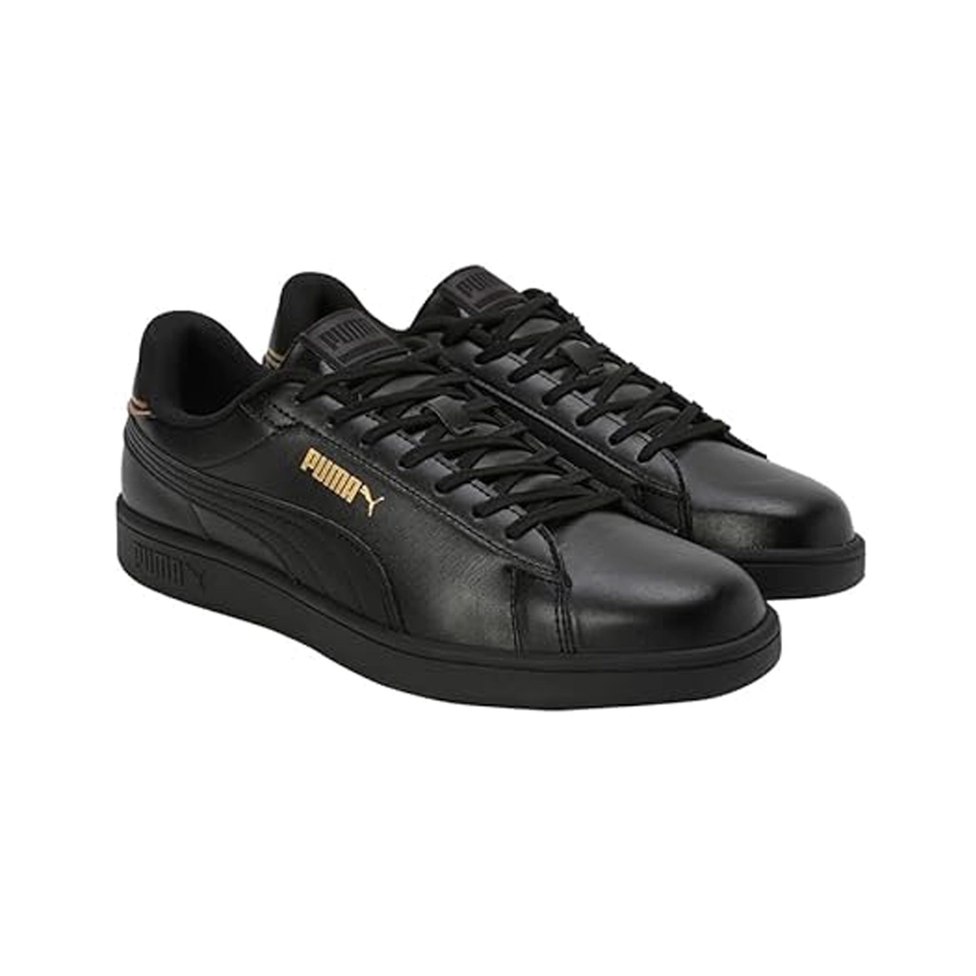 Puma Smash Pop Men's Sneaker (Black-Metallic Gold) 39712803