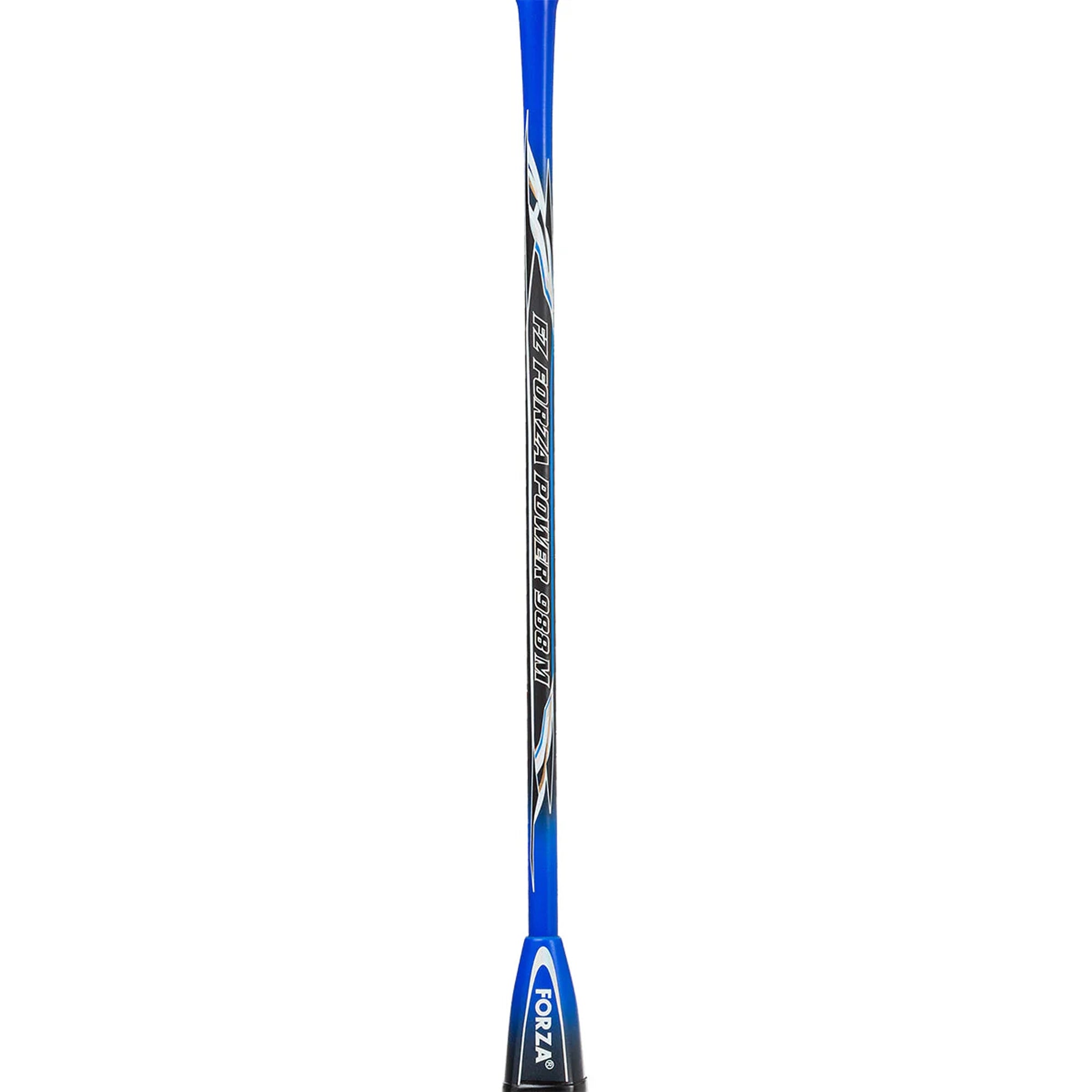 Fz Forza Power 988 Medium Strung Attacking Badminton Racket - Blue/Grey