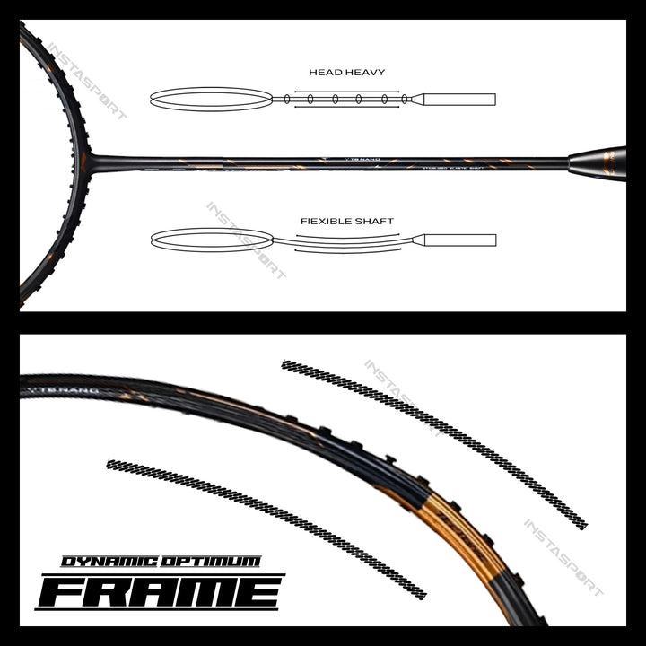 Li-Ning Tectonic 7 Combat Badminton Racket - InstaSport