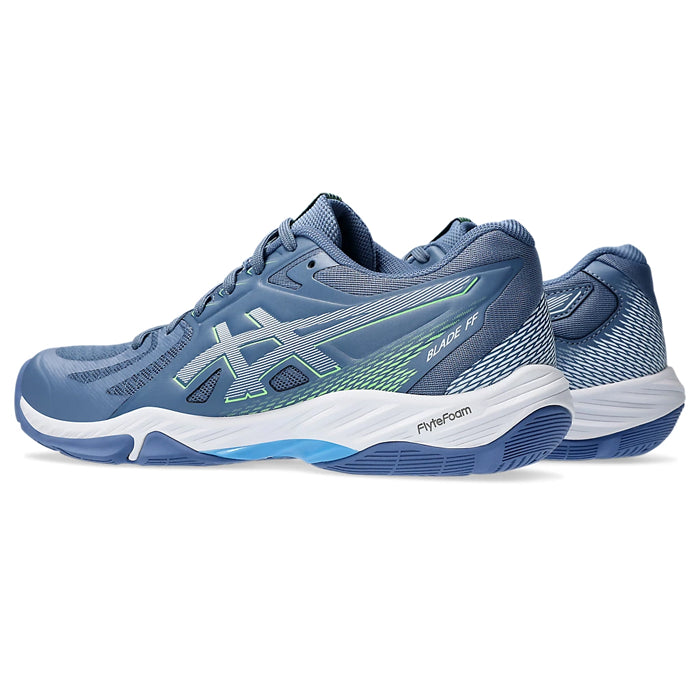 Asics Blade FF (Denim Blue/ Lime Burst) Badminton Shoes