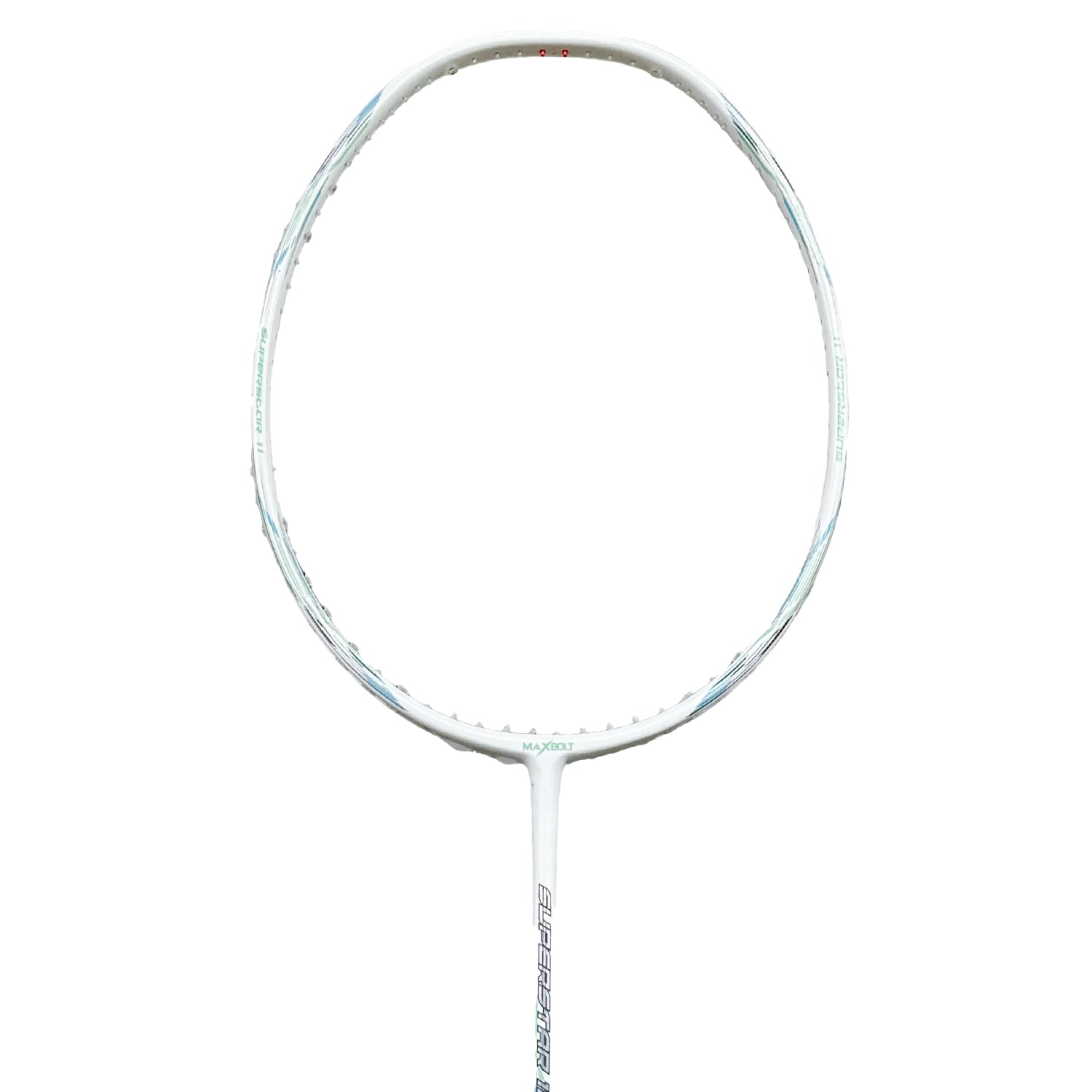 Maxbolt Superstar 11 Badminton Racket - White