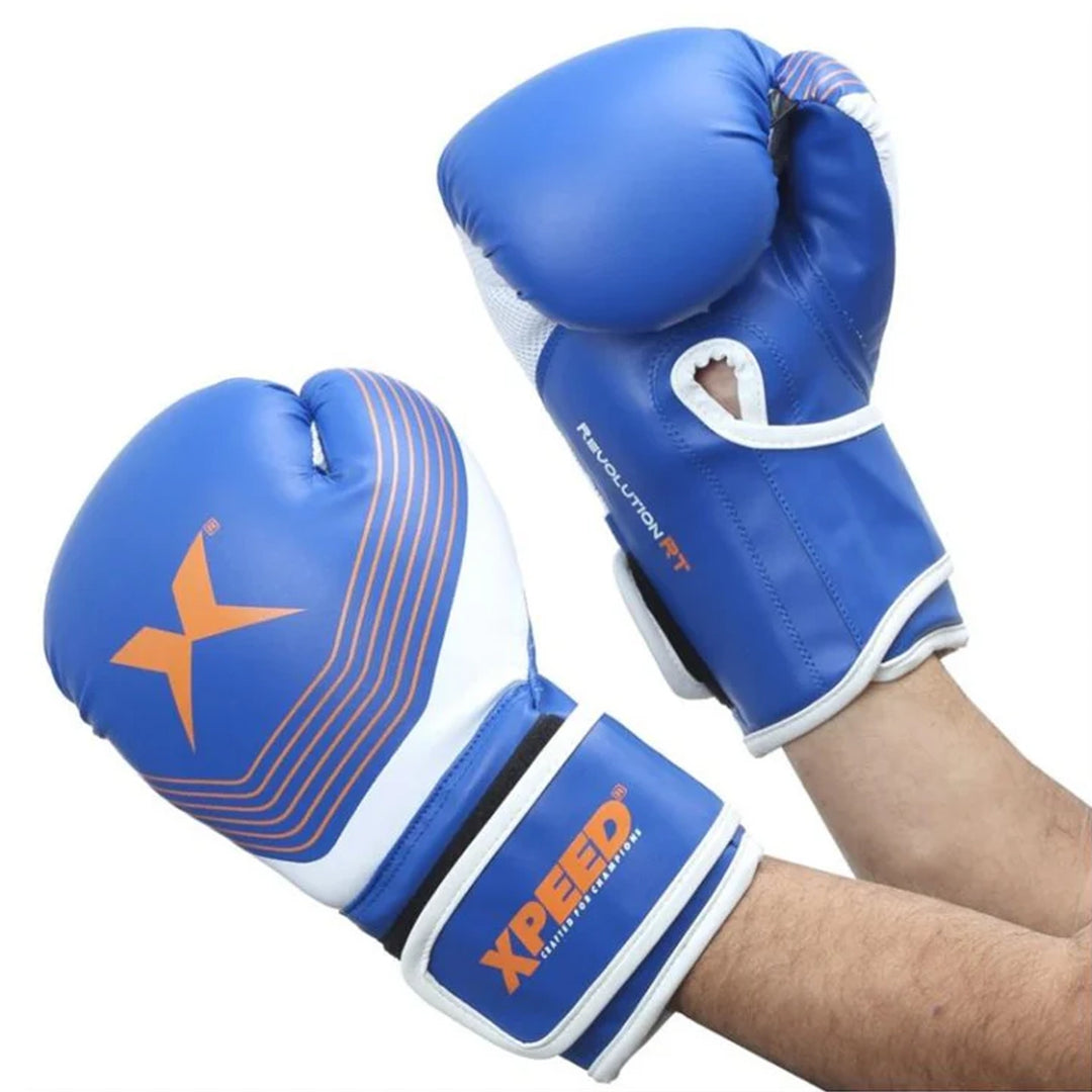 Xpeed Safety Boxing Sparring Gloves- Blue