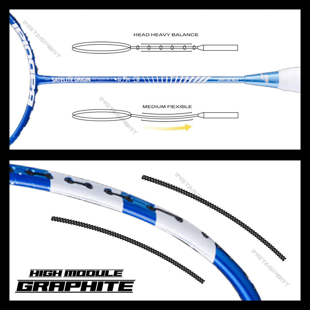 Babolat Satelite Origin Power Badminton Racket (Strung) - InstaSport