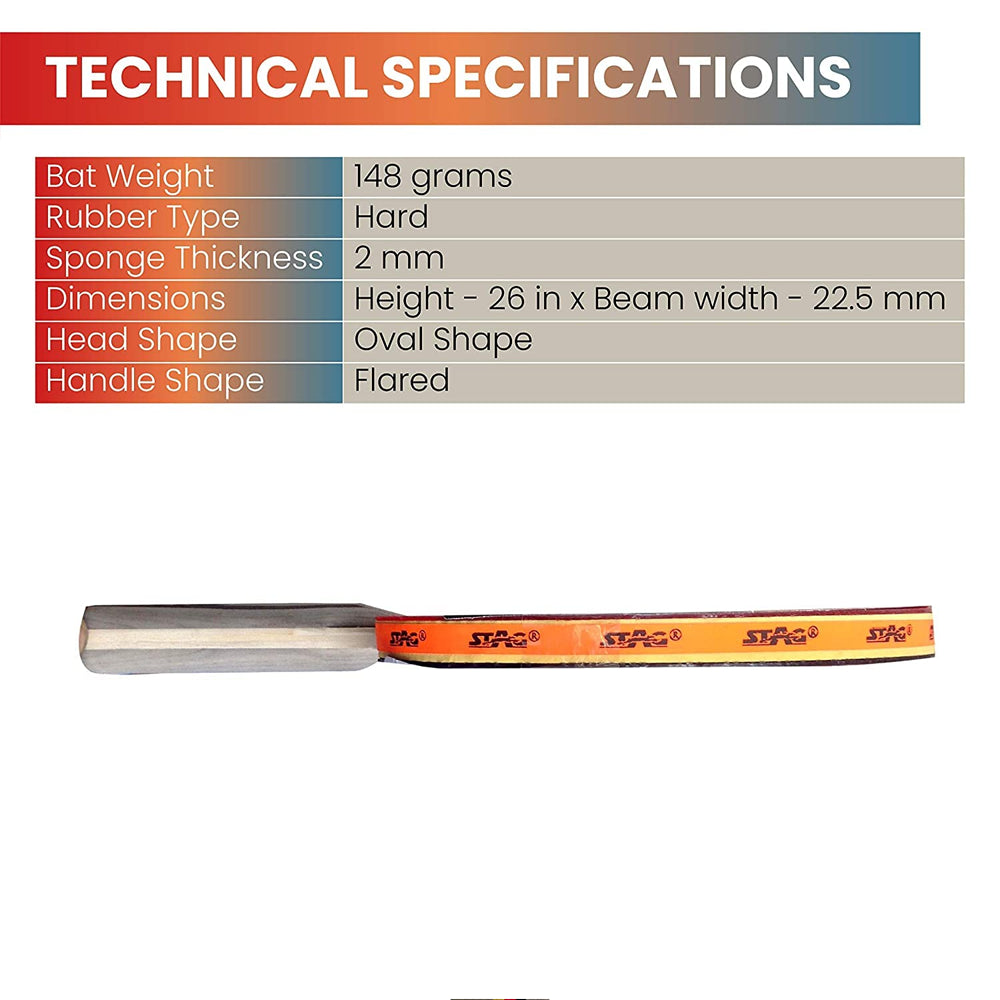 Stag 3 Star Table Tennis Racquet