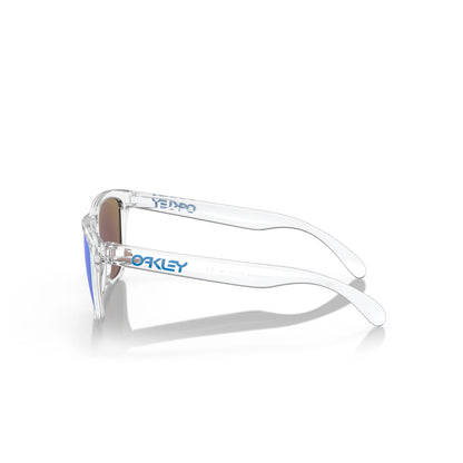 Oakley Frogskins Crystal Clear Prizm Sapphire Sunglass - InstaSport