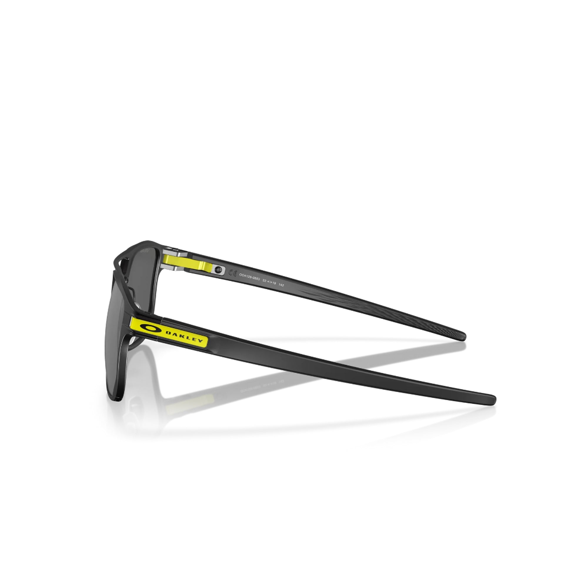 Oakley Latch Alpha Metal Black/Yellow Frame Prizm Black Grey Sunglass - InstaSport
