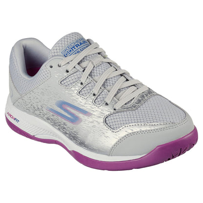 Skechers Viper Court- Pickleball Shoes (Gray/ Purple) - InstaSport