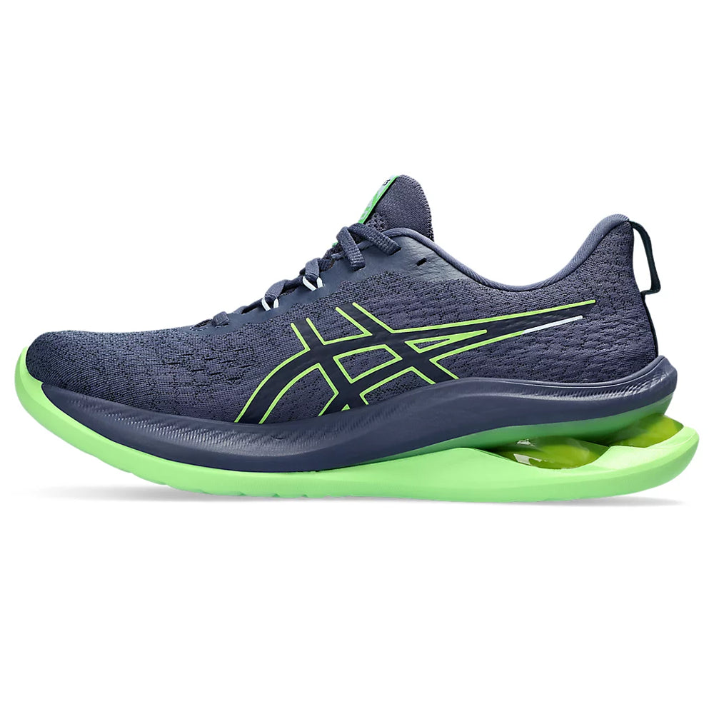 ASICS GEL-KINSEI MAX MEN'S (THUNDER BLUE/ ELECTRICS LIME) RUNNING SHOES - InstaSport