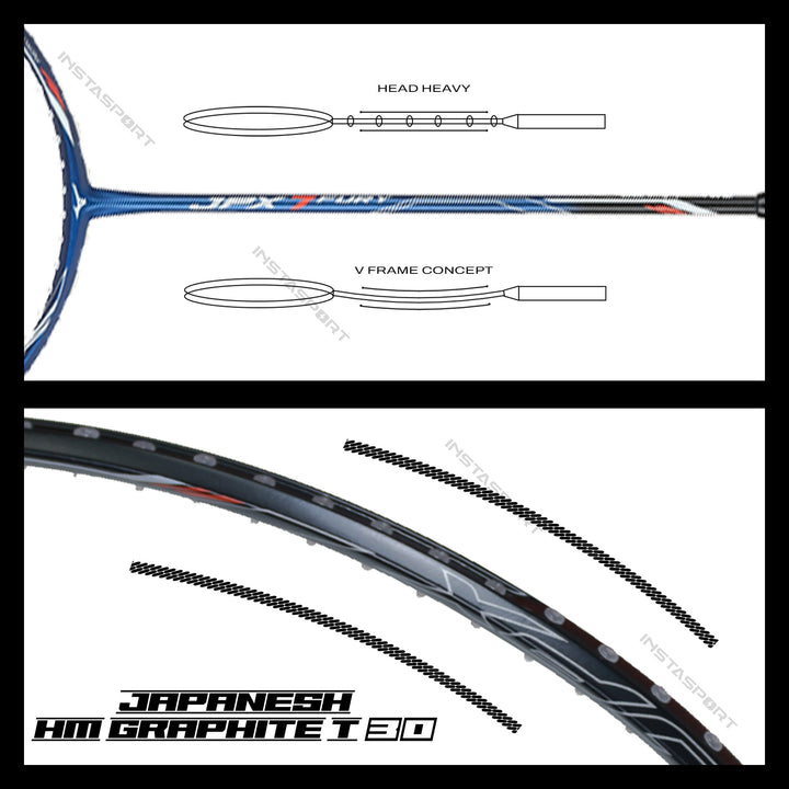 Mizuno JPX 7 Fury Badminton Racket - InstaSport