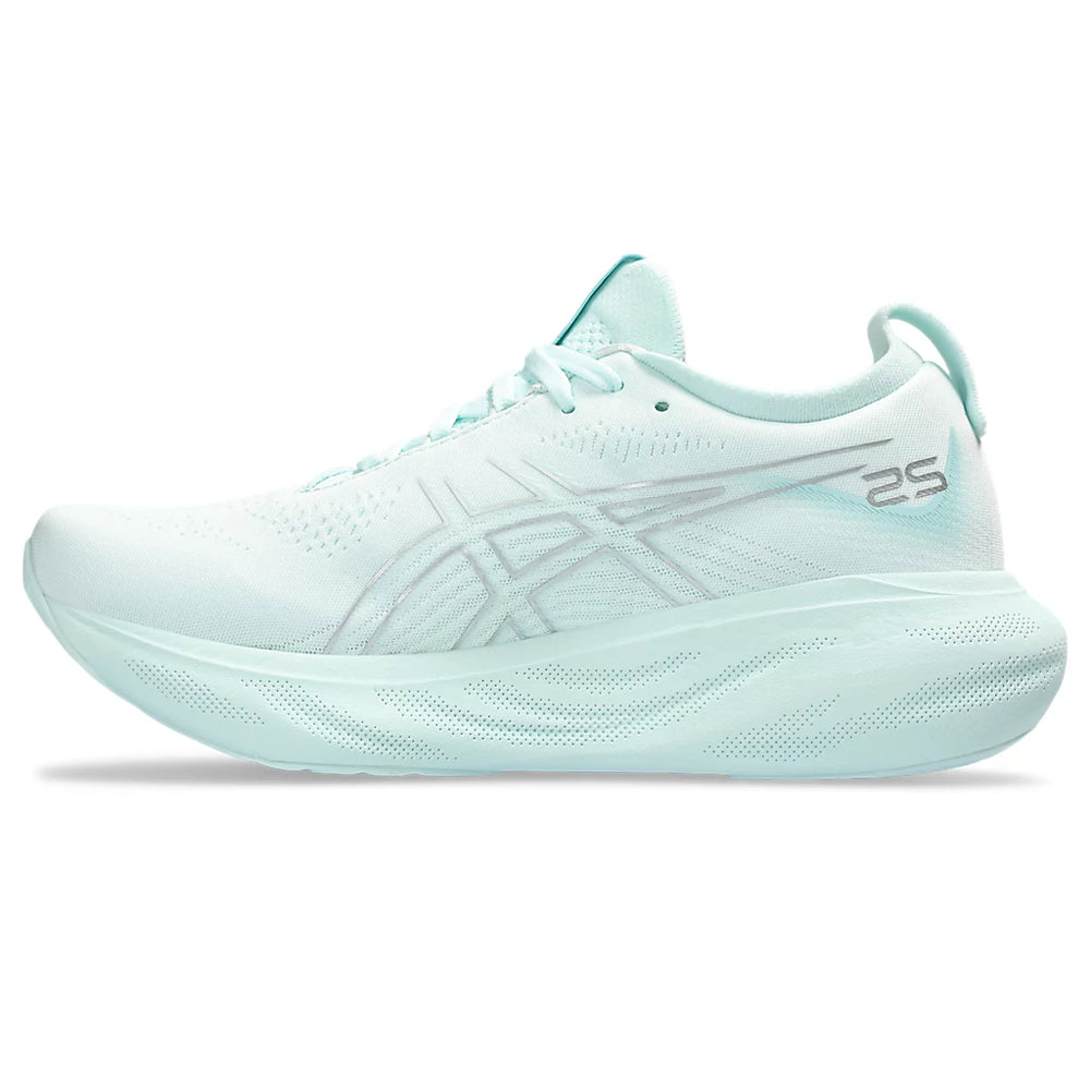 ASICS GEL NIMBUS 25 (W) - (SOOTHING SEA/ PURE SILVER) RUNNING SHOES - InstaSport