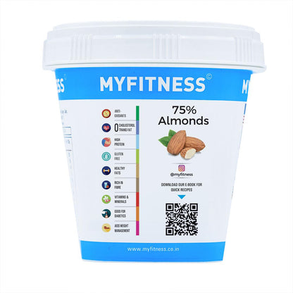 MYFITNESS Chocolate Almond Butter Smooth Peanut Butter - InstaSport