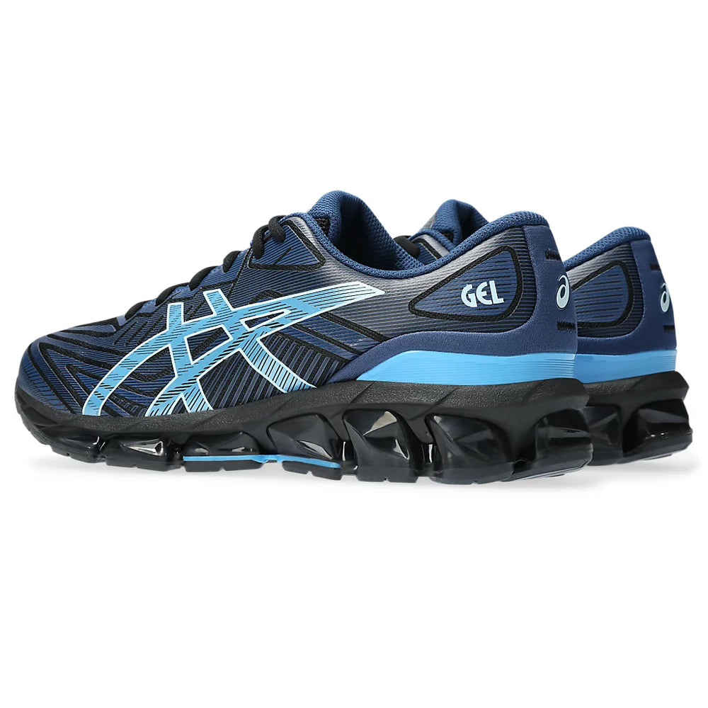 ASICS GEL-QUANTUM 360 VII MEN'S RUNNING SHOES- BLACK/MIDNIGHT BLUE - InstaSport