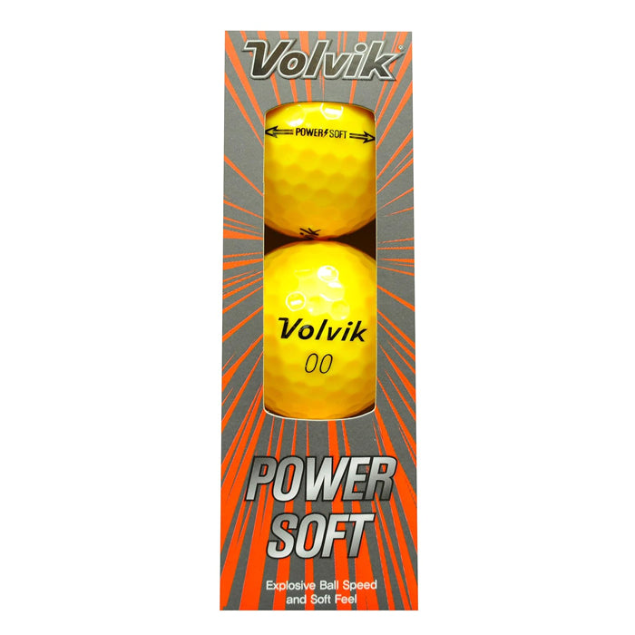 Volvik Power Soft Yellow Golf Balls