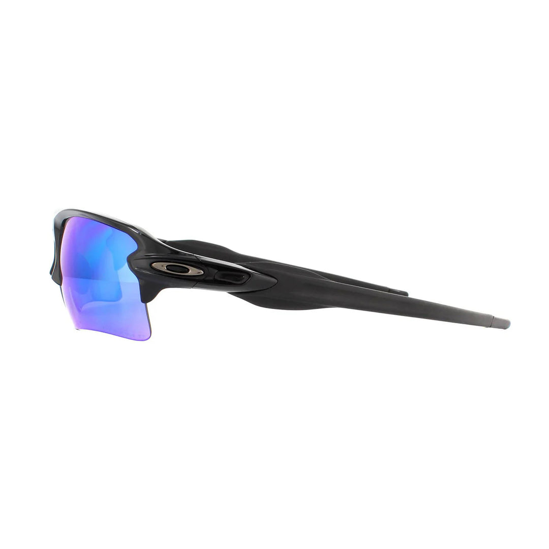 Oakley Flak 2.0 XL Polished Black Prizm sapphire Irid Polarised Sunglass