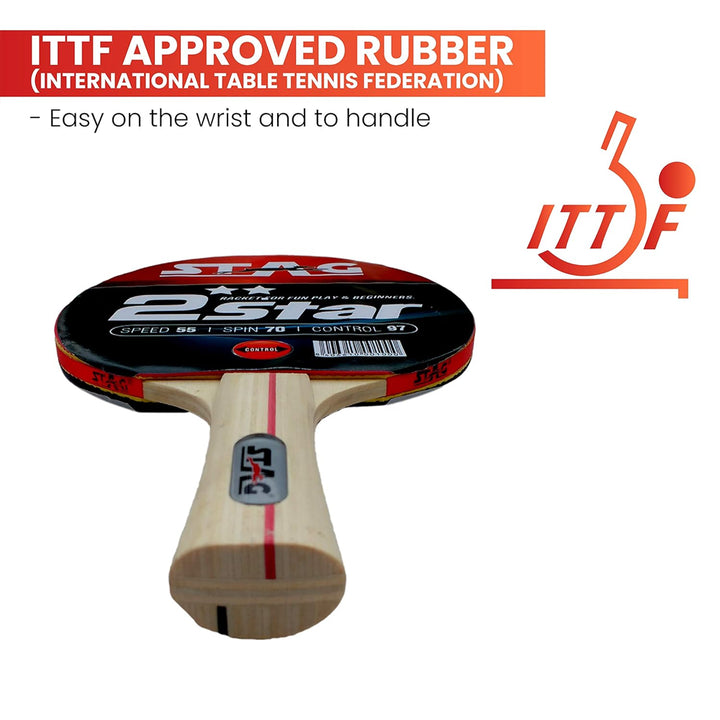 Stag 2 Star Table Tennis Racquet