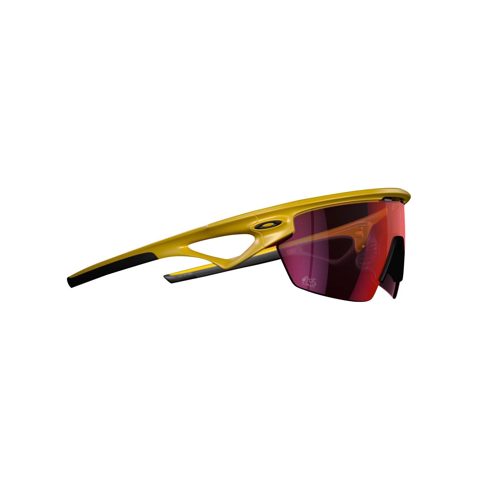 Oakley Sphaera Matte yellow Prizm road Sunglass - InstaSport