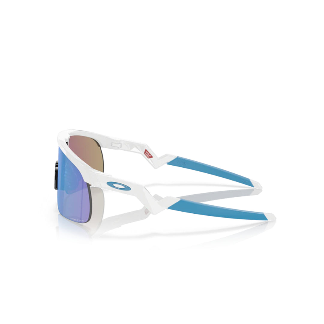 Oakley Resistor Polished White Prizm Sapphire Sunglass