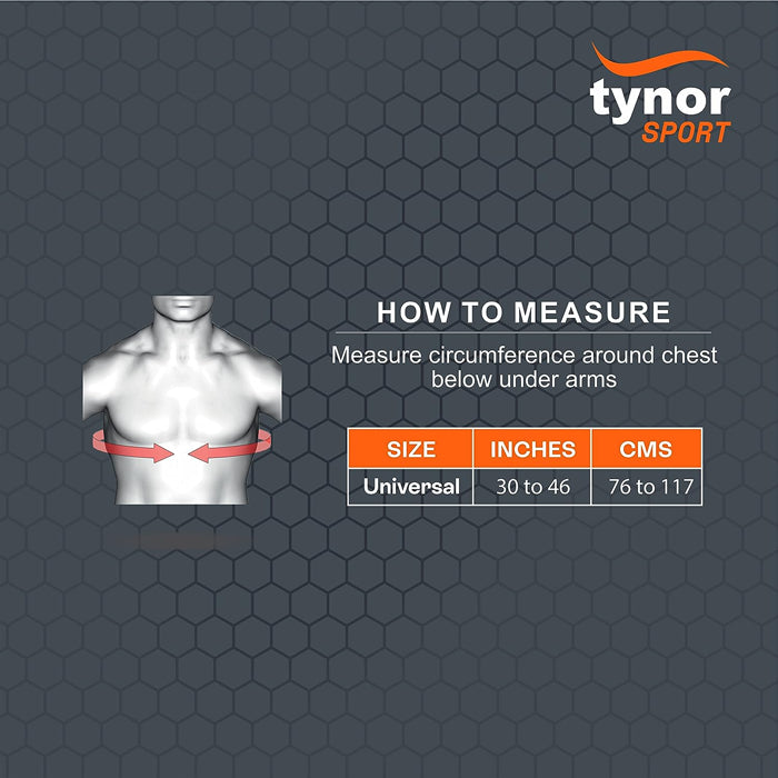 Tynor Double Lock Should Support Neo - Black & Orange - InstaSport