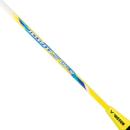 Victor Jet Speed JS-06JR Junior UnStrung Badminton Racket (Light Yellow)