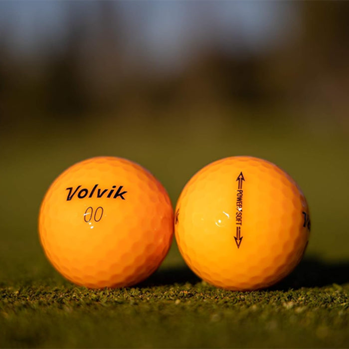 Volvik Power Soft Orange Golf Balls - InstaSport