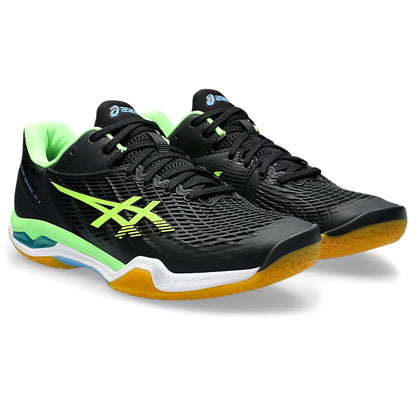 Asics Court Control FF3 (Black/ Lime Burst) Badminton Shoes - InstaSport