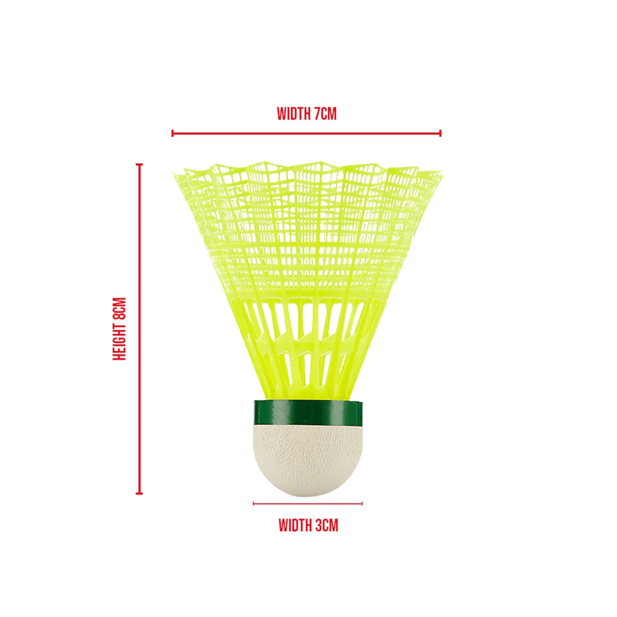 Kawasaki King N350S Nylon Badminton Shuttlecock,Slow Speed