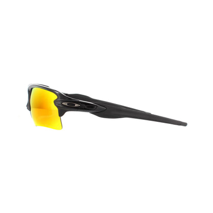 Oakley Half Jacket Matte Black Prizm Ruby Polarized Sunglasses - InstaSport