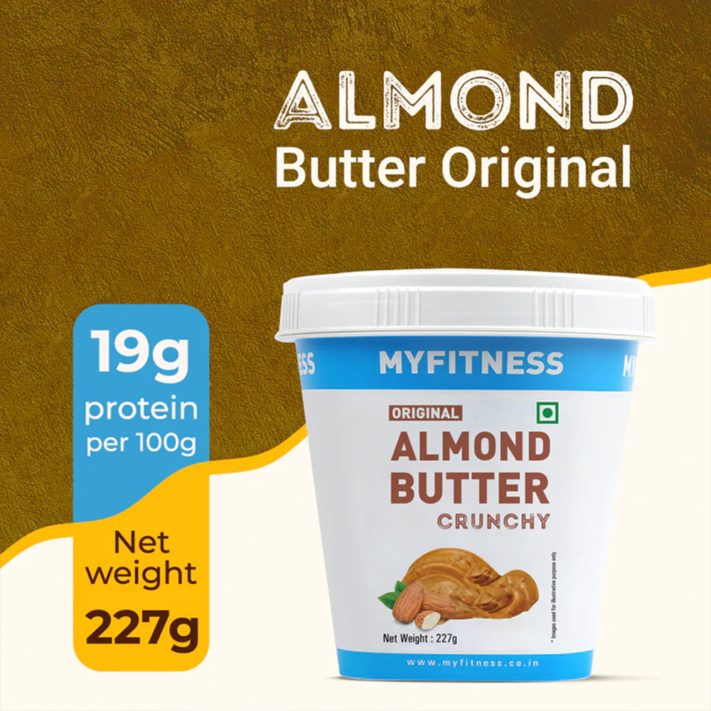 MYFITNESS Original Almond Crunchy Peanut Butter - InstaSport