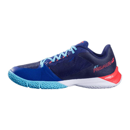 Babolat Jet Premura 2 Padel Shoes - Blue/Poppy Red