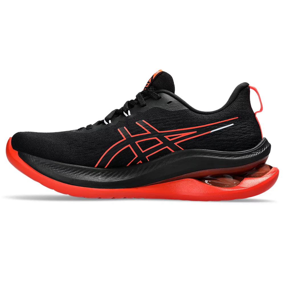 ASICS GEL-KINSEI MAX MEN'S (BLACK/ SUNRISE RED) RUNNING SHOES - InstaSport