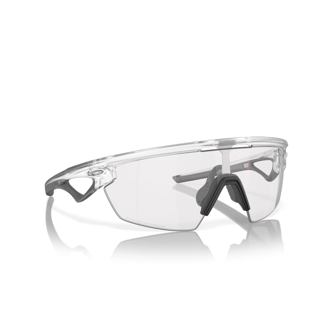 Oakley Sphaera Matte Clear Clear Photochromic Sunglass