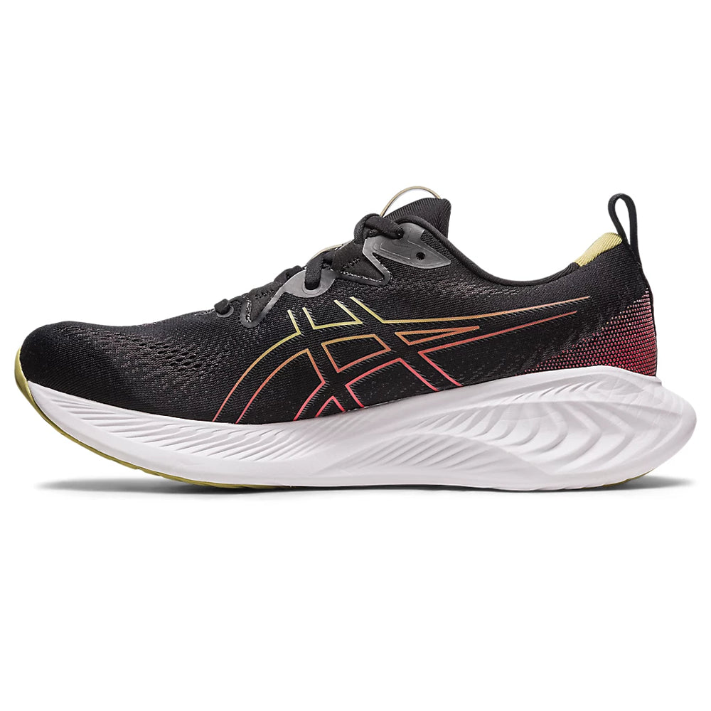 ASICS GEL-CUMULUS 25 (M) - BLACK/ELECTRIC RED RUNNING SHOES - InstaSport