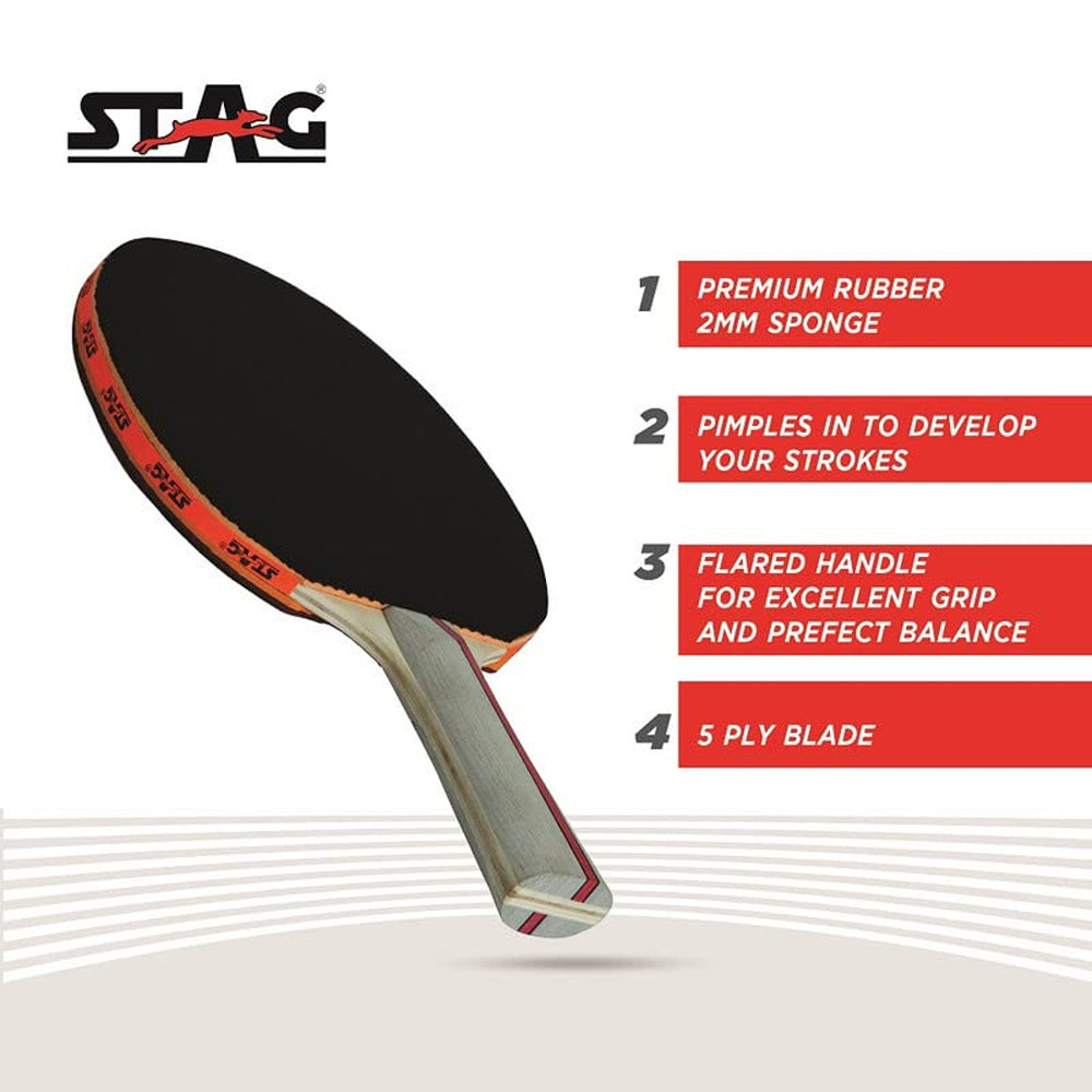 Stag Ninja Power Table Tennis Racquet - InstaSport