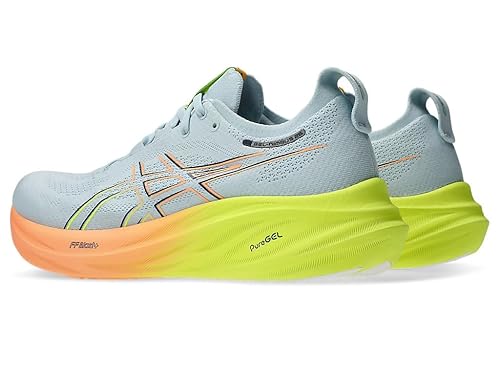 ASICS GEL NIMBUS 26 (M) - (COOL GREY/ SAFETY YELLOW) - InstaSport