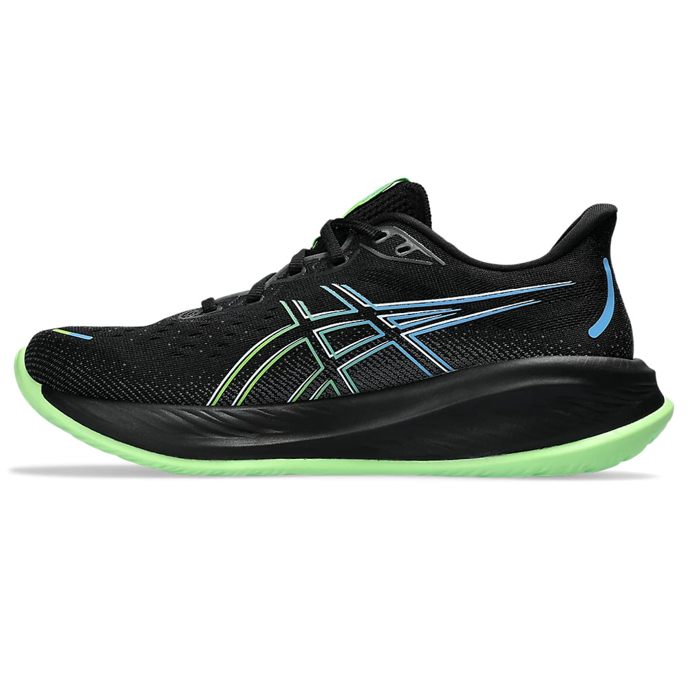 ASICS GEL-CUMULUS 26 MEN'S (BLACK/ ELECTRIC LIME) RUNNING SHOES - InstaSport