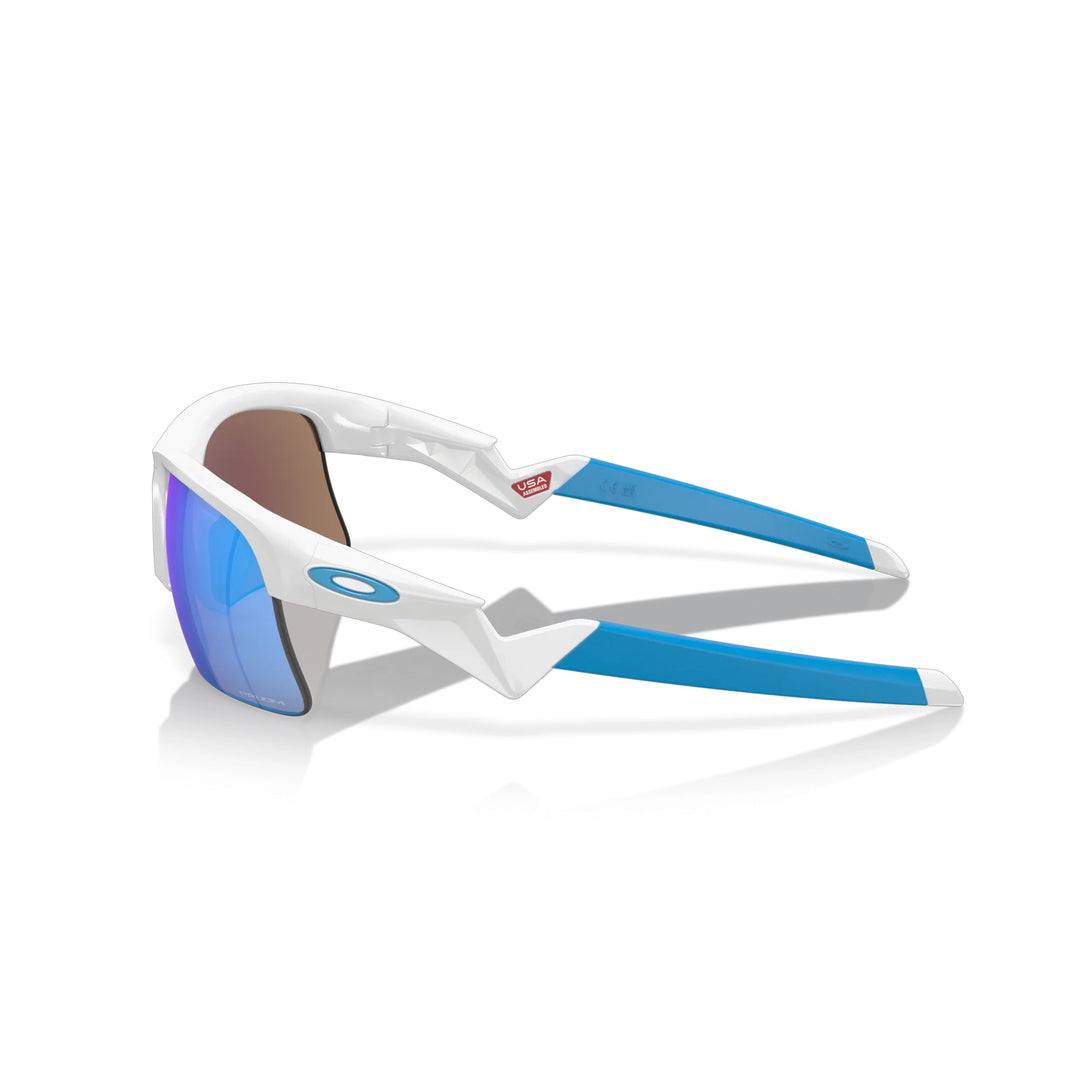 Oakley Capacitor Polished White Prizm Sapphire Sunglass