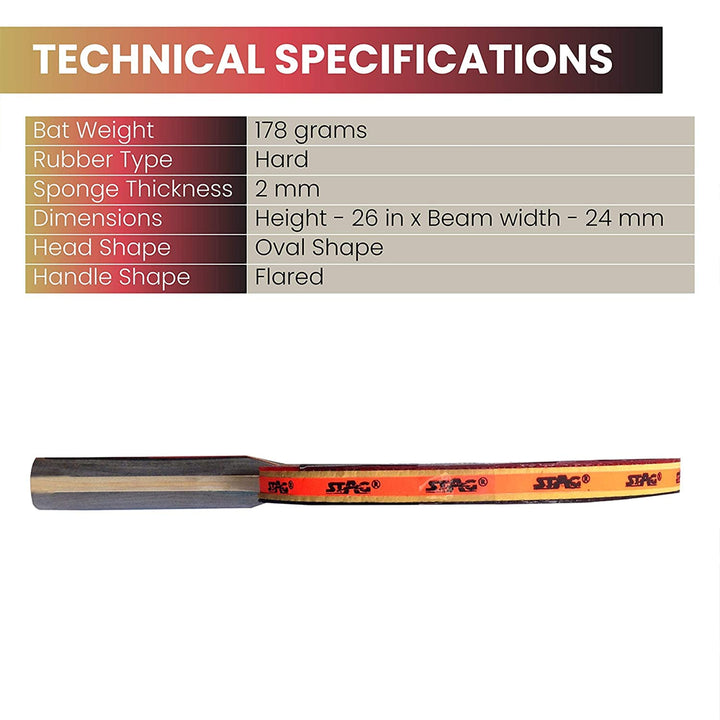 Stag 5 Star Table Tennis Racquet