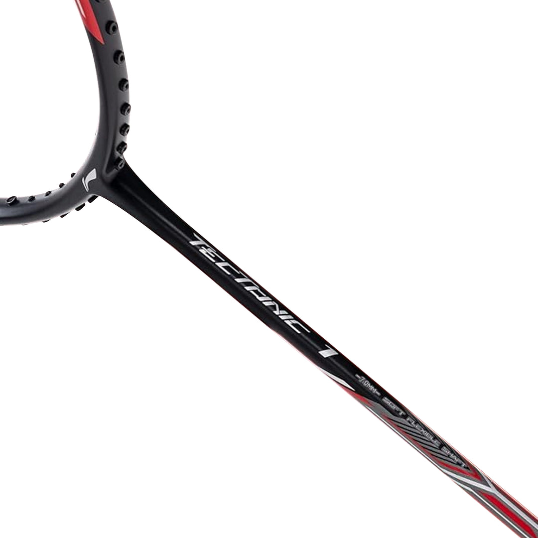 Li-Ning Tectonic 1S Badminton Racket- Grey / Red