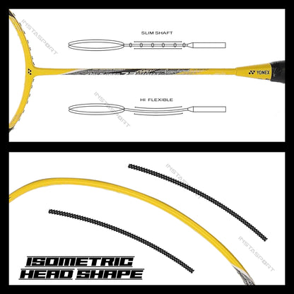 Yonex Arcsaber 73 Light Badminton Racket (Yellow) - InstaSport