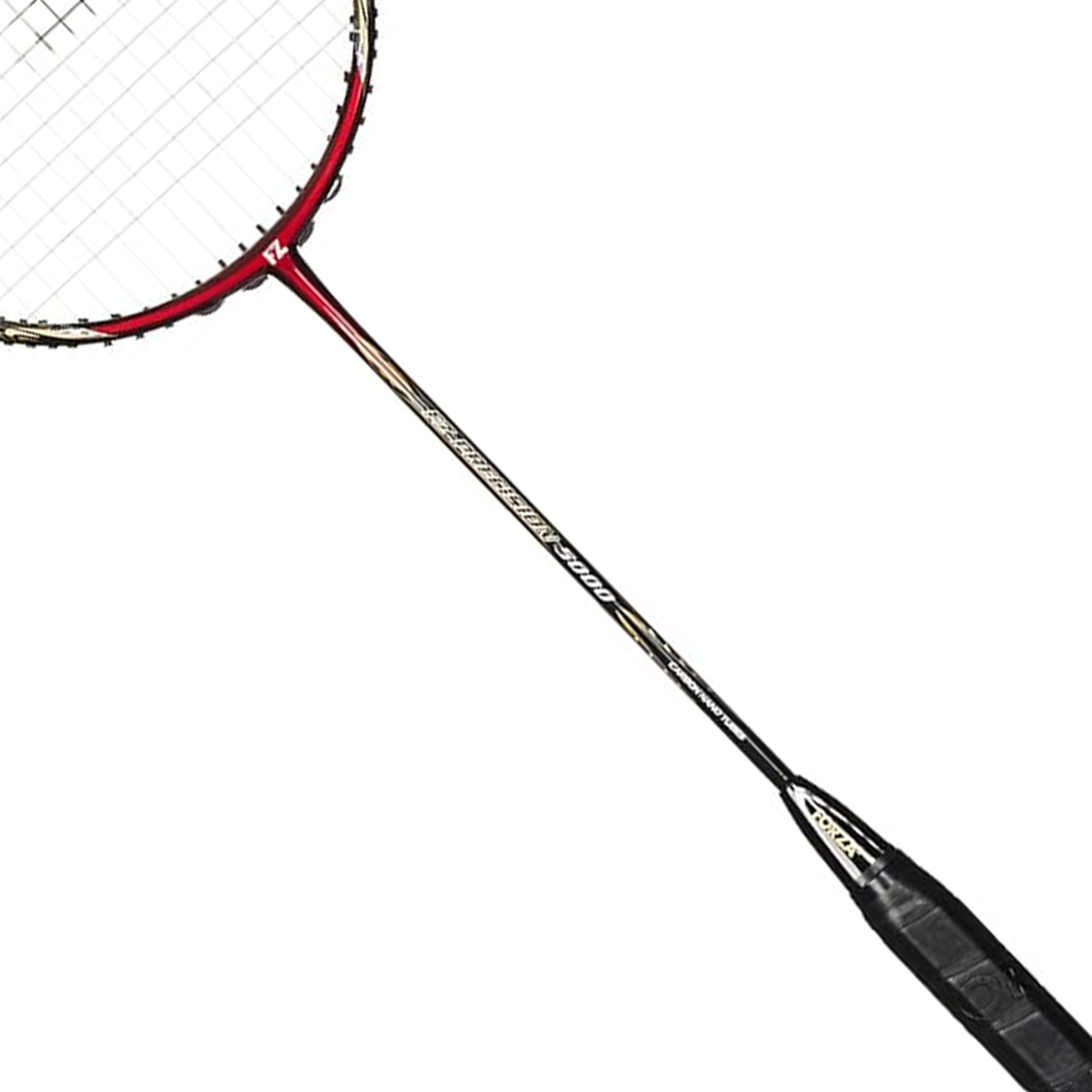 Fz Forza Precision 5000 Strung Badminton Racket - Black/Red