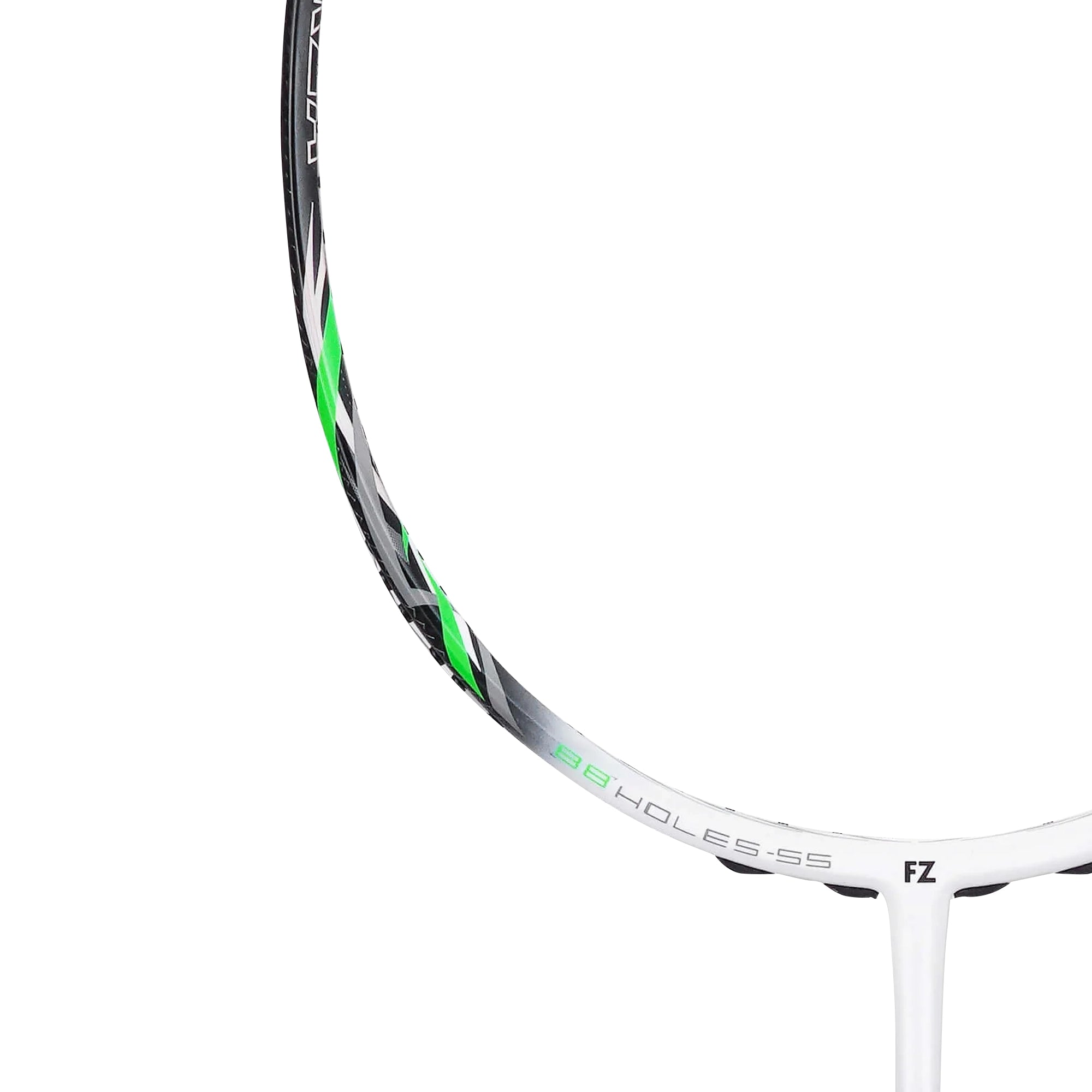 Fz Forza Precision 11000 Very Stiff Strung Badminton Racket - White/Green