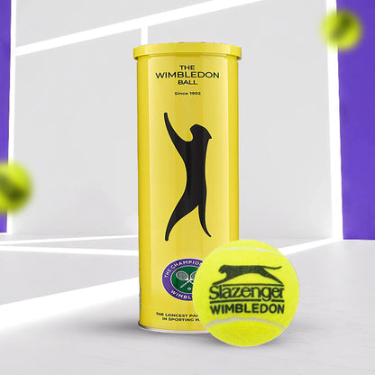 Slazenger Wimbledon Multicolour Tennis Ball (3 Balls)