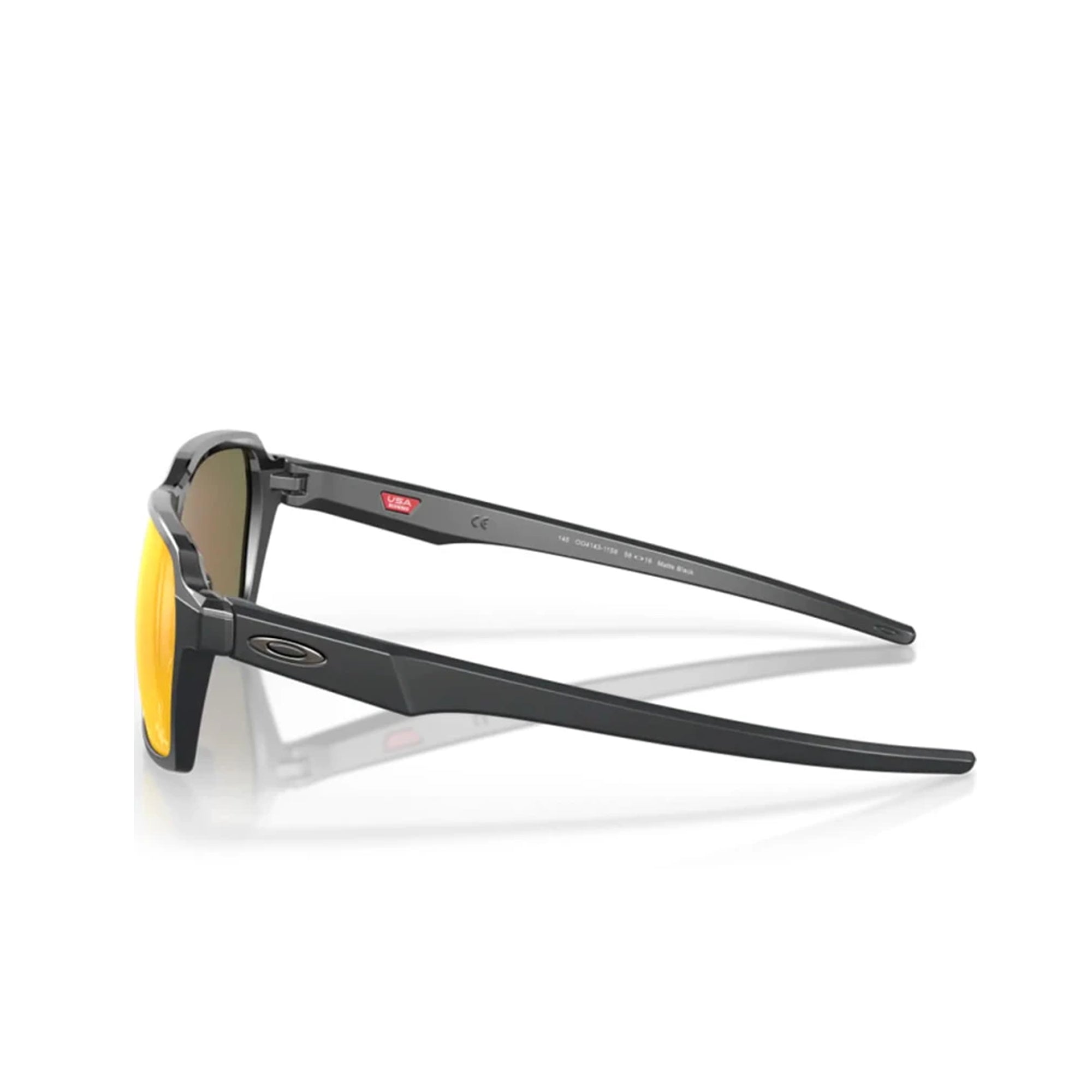 Oakley Parlay Matte Carbon Prizm Ruby Sunglass - InstaSport