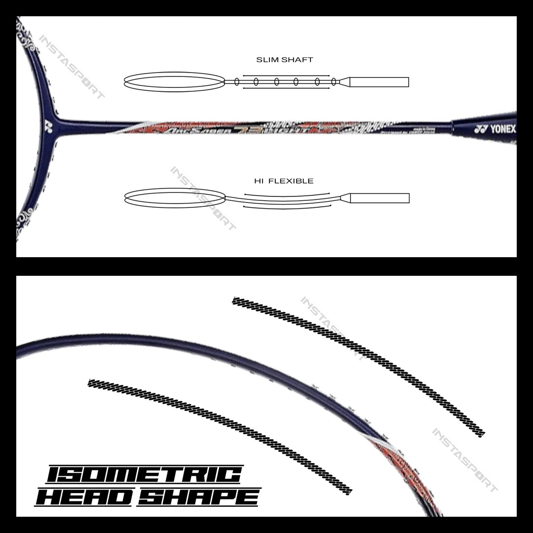 Yonex Arcsaber 73 Light Badminton Racket (Dark Blue) - InstaSport